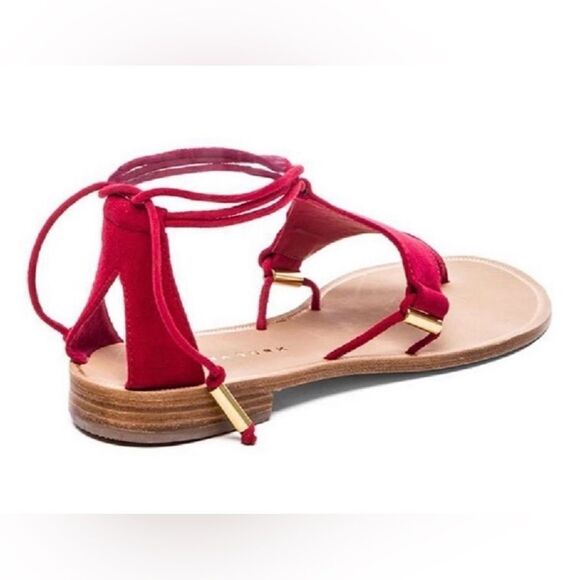 Trina Turk Bayley Suede Sandals - Picture 2 of 10
